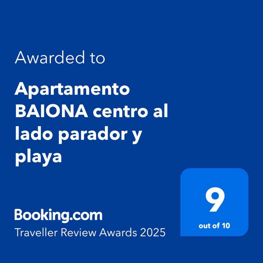 Apartamento Baiona Centro Al Lado Parador Y Playa Dış mekan fotoğraf